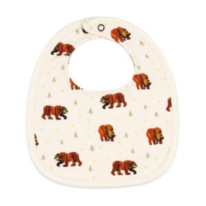 Brown Bear | Organic 2-Layer Reversible Bib