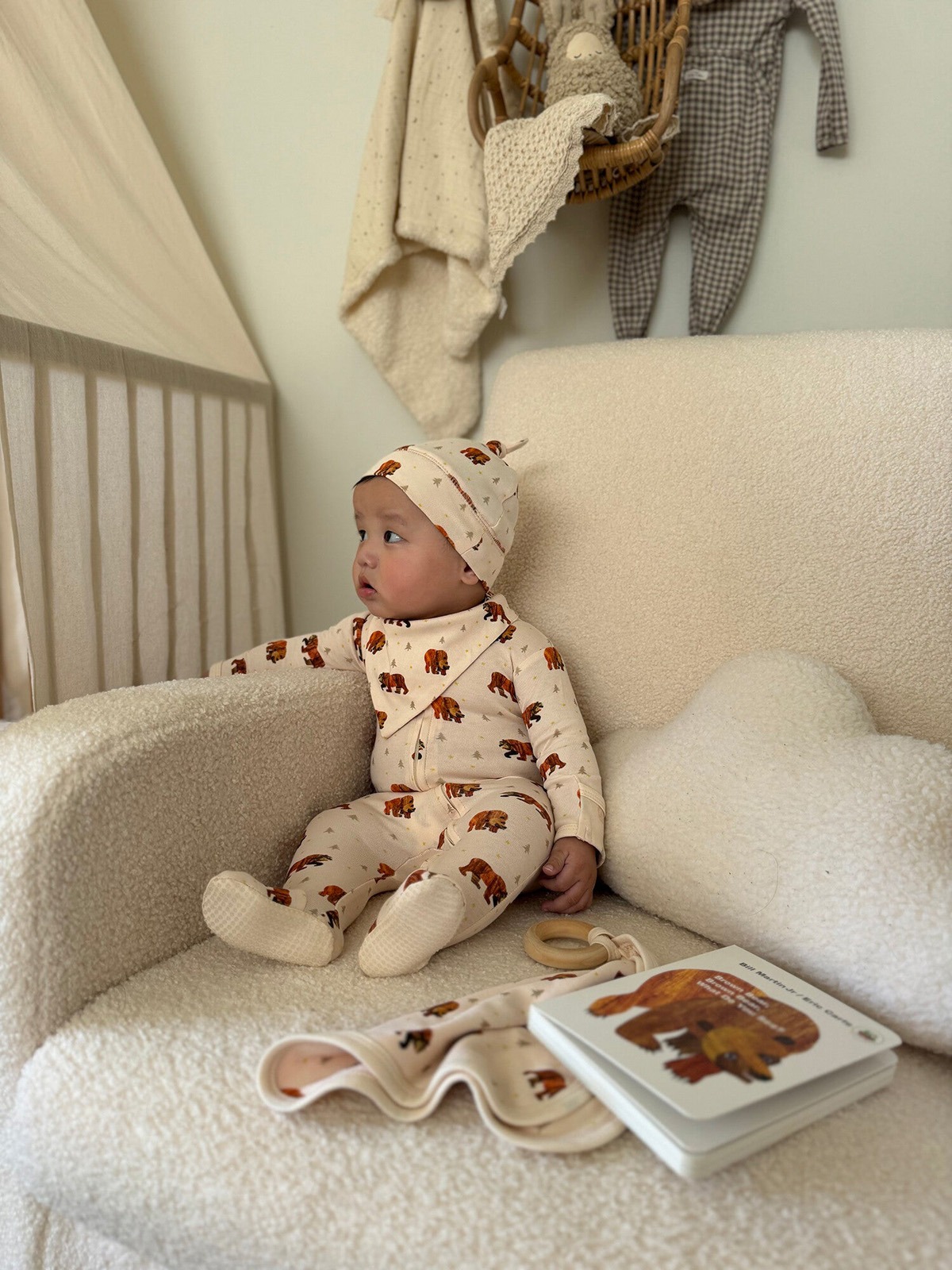 Brown Bear | Organic Knotted Hat - Image 4