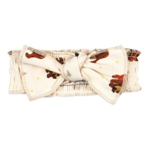 Brown Bear | Organic Smocked Headband